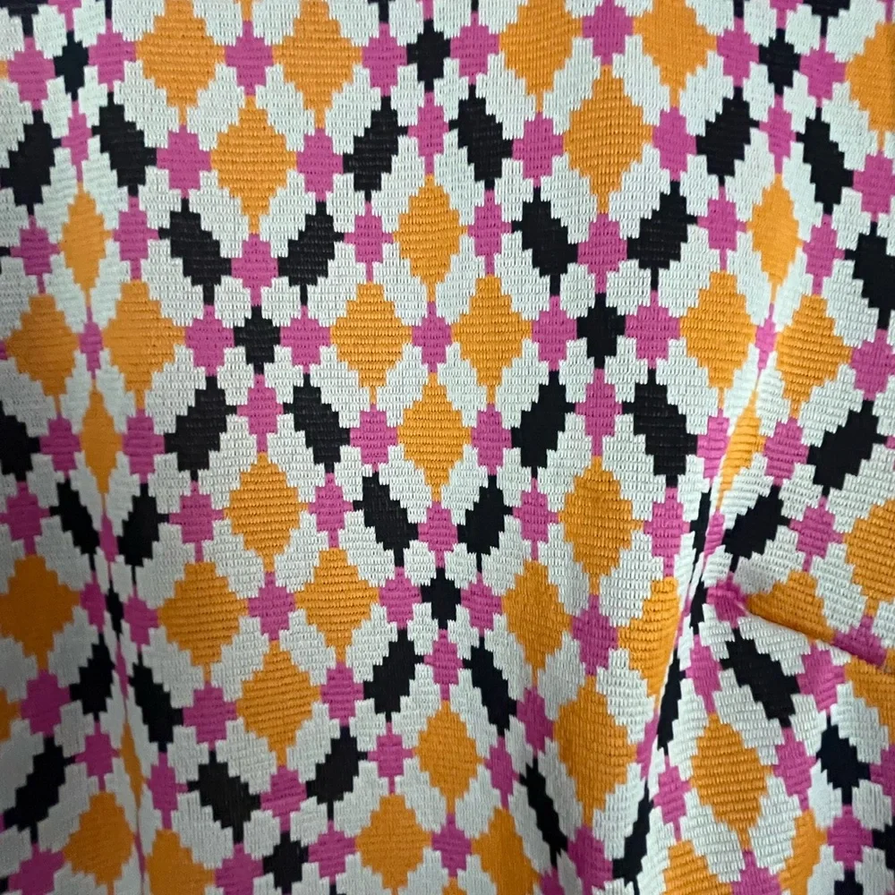 SCOOP Colorful Geometric Long Sleeve Dress - Picture 3 of 4